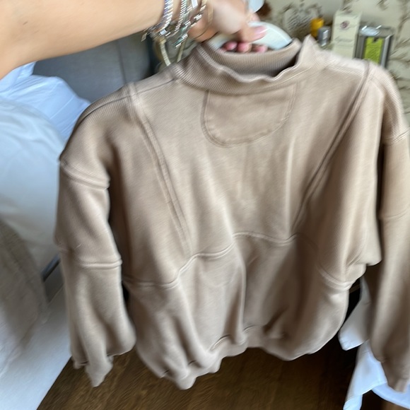 JOAH Brown Retro half zip - Picture 3 of 3